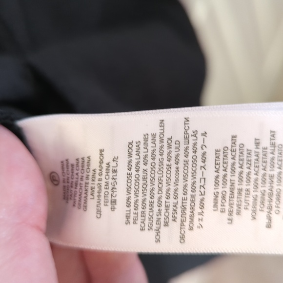 Michael Kors Gorgeous sz2, little black wool dress EUC - Picture 5 of 7